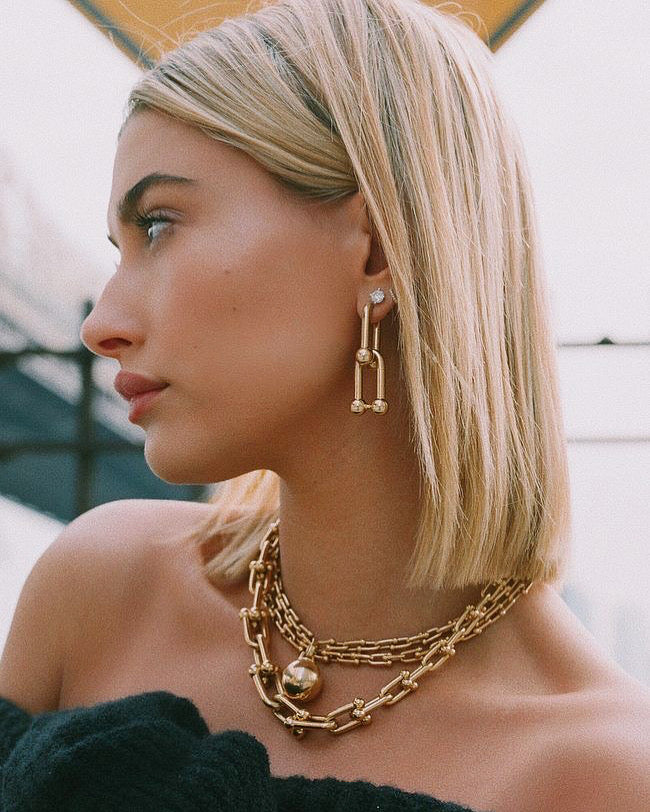 New York Earring - Silver