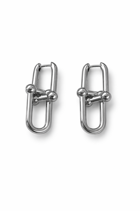 New York Earring - Silver