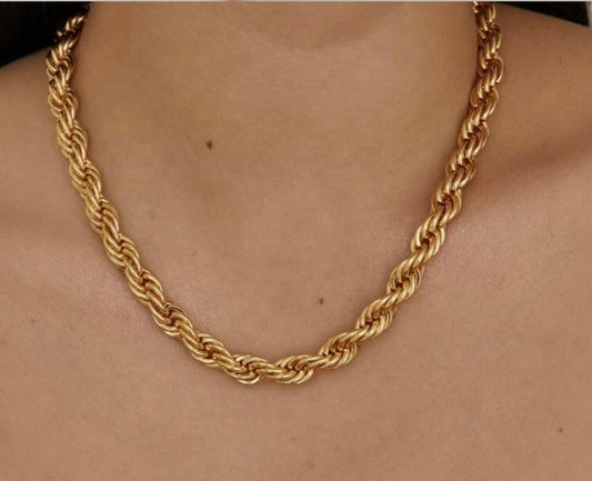 Twist rope chain